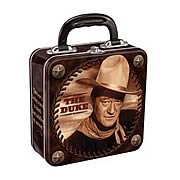 John Wayne The Duke Square Tin Tote Picture