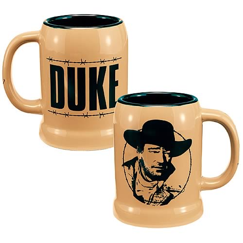 John Wayne Duke Ceramic Stein