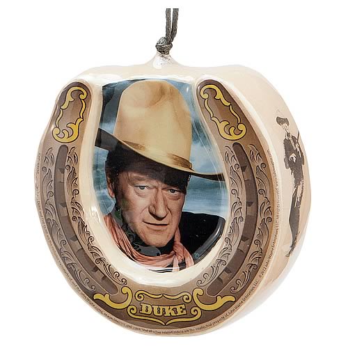 John Wayne Horseshoe Decorative Ornament