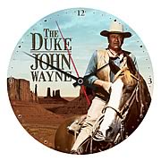 John Wayne The Duke Wood Wall Clock