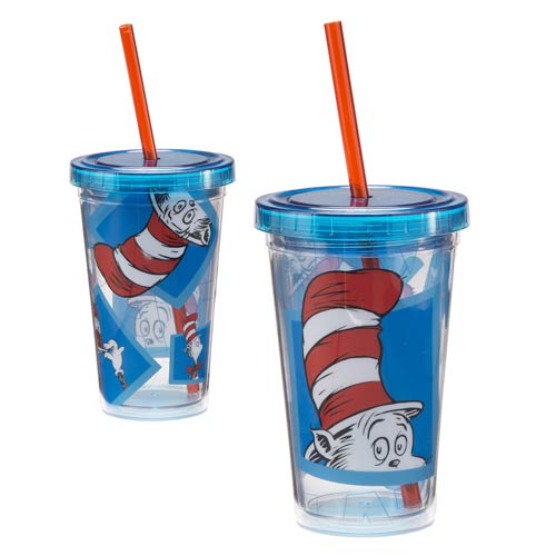 Dr. Seuss Cat in the Hat 12 oz. Acrylic Travel Cup