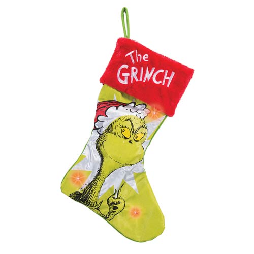 Dr. Seuss Grinch Large Light-Up Stocking