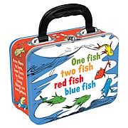 Dr. Seuss One Fish Two Fish Red Fish Blue Fish Tin Tote Picture