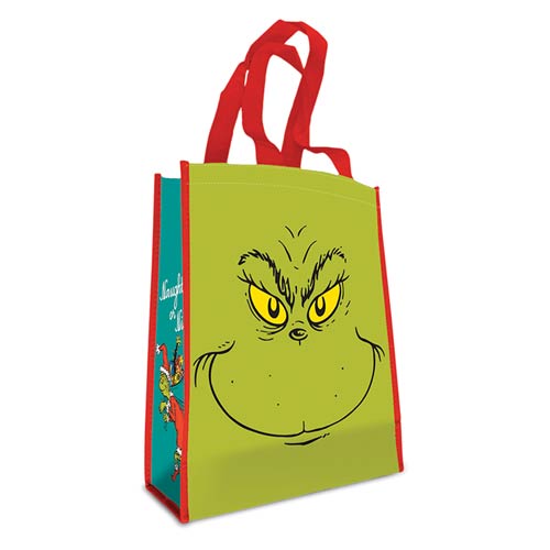 Dr. Seuss Grinch Naughty or Nice Small Recycled Shopper Tote