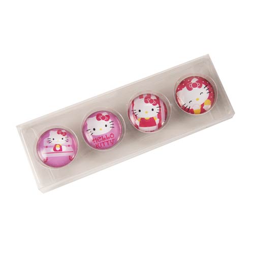 Hello Kitty Glass Magnet Set 4-Pack