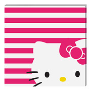 Hello Kitty Small Stretched Canvas Print