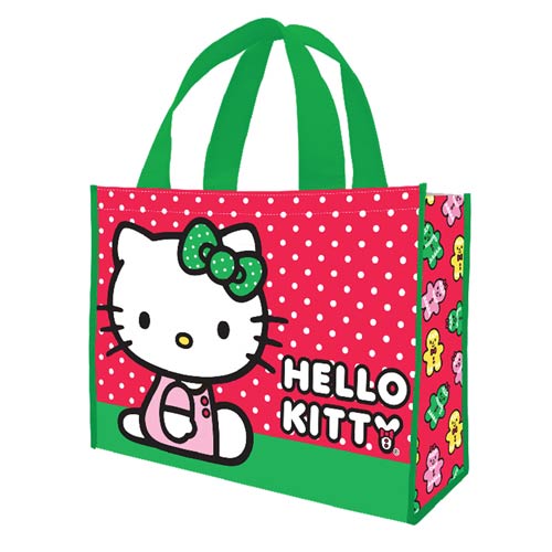 UPC 733966083984 product image for Hello Kitty Holiday Large Recycled Shopper Tote | upcitemdb.com