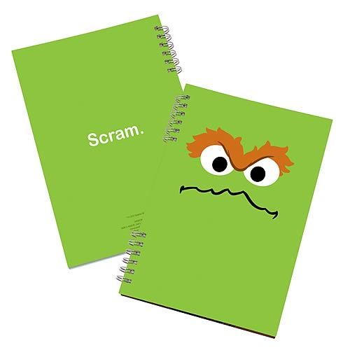 Sesame Street Oscar the Grouch Lenticular Notebook