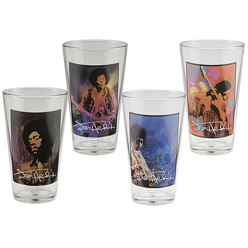 Jimi Hendrix Glasses 4-Pack