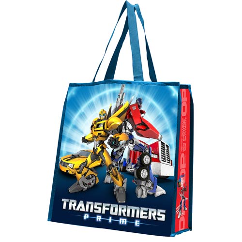 Transformers Prime Autobots Large Recycled Shopper Tote