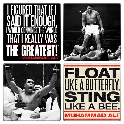 Muhammad Ali Coaster 4-Pack