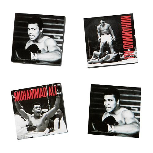 Muhammad Ali Tile Magnets 4-Pack