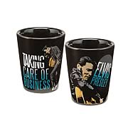 Elvis Presley Taking Care of Business Ceramic Shot Glass
