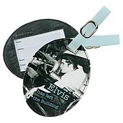 Elvis Presley Left The Building Luggage Tag