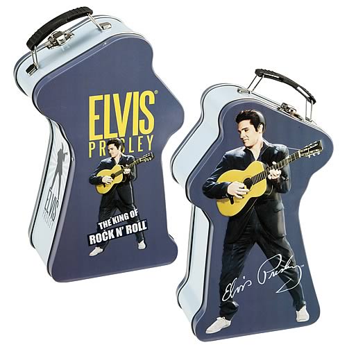 Elvis Presley Embossed Tin Tote
