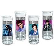 Elvis Presley 4 Piece Glass Set