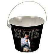 Elvis Presley The King Tin Bucket Picture
