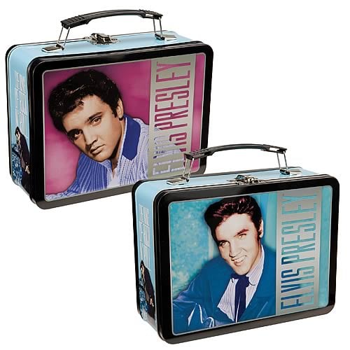 Elvis Presley The King of Rock N Roll Large Tin Tote