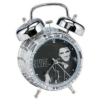 Elvis Presley Twin Bell Alarm Clock