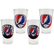 Grateful Dead 4 Piece Glass Set