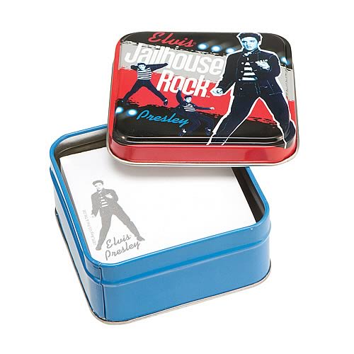 Elvis Presley Jailhouse Rock Notepad with Tin