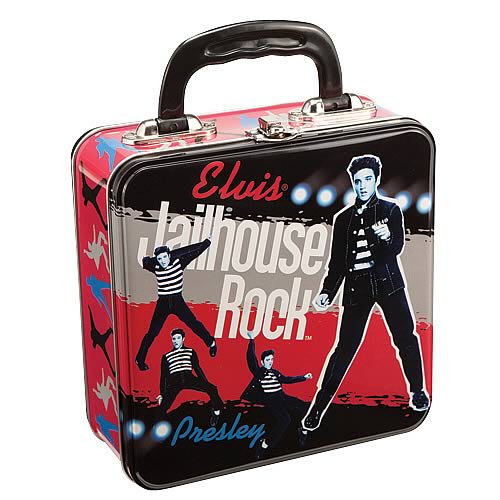 Elvis Presley Jailhouse Rock Square Tin Tote