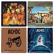 AC/DC Album Cover Coaster 4-Pack