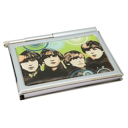 The Beatles Metal Notepad with Pen