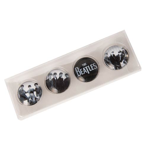 Beatles Glass Magnet Set 4-Pack