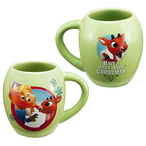 Rudolph the Red-Nosed Reindeer Ceramic Oval Mug