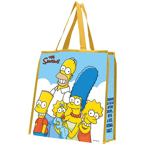 Simpsons Family Large Shopping Tote