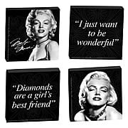 Marilyn Monroe Tile Magnet 4-Pack