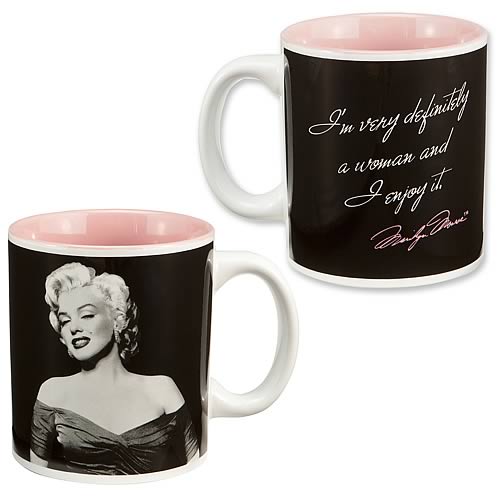Marilyn Monroe Very Definitely A Woman Ceramic Mug