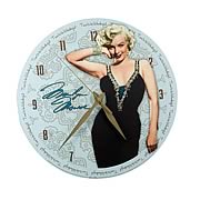 Marilyn Monroe Wood Wall Clock