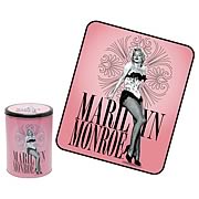 Marilyn Monroe Fleece Throw with Tin