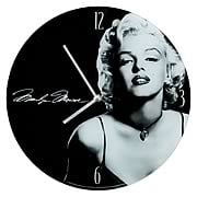 Marilyn Monroe Glass Wall Clock