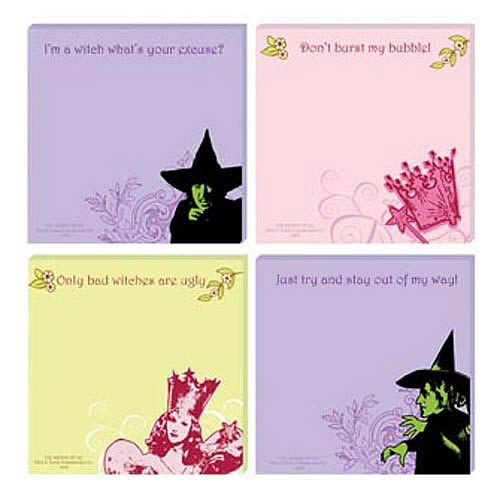 Wizard of Oz Sticky Notes 4-Pack