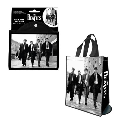 The Beatles Packable Shopper Tote
