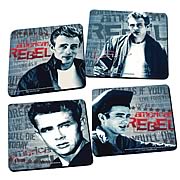 James Dean American Rebel Coaster 4-Pack
