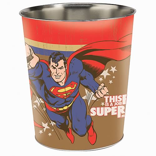 Superman Force of Good Trash Container