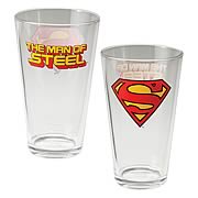 Superman The Man of Steel Glass Tumbler 2-Pack