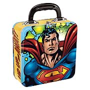 Superman Square Tin Tote Picture