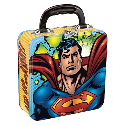 Superman Square Tin Tote