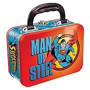 Superman Man Of Steel Small Tin Tote Picture