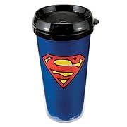 Superman Logo Plastic Travel Mug