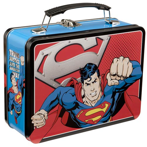 Superman Man of Steel Large Tin Tote