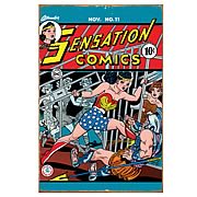Wonder Woman Comic Book Cover Heavy Gauge Metal Sign