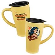 Wonder Woman Ceramic Travel Mug