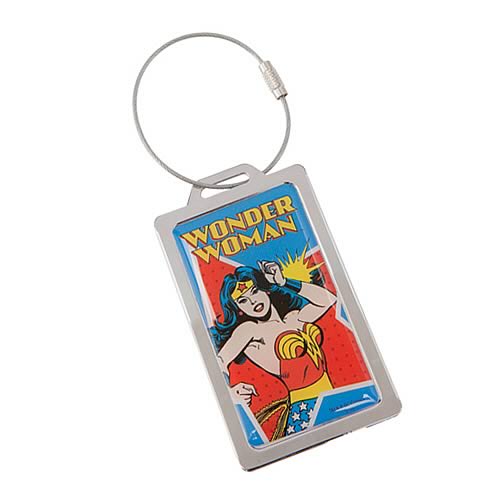 Wonder Woman Metal Luggage Tag