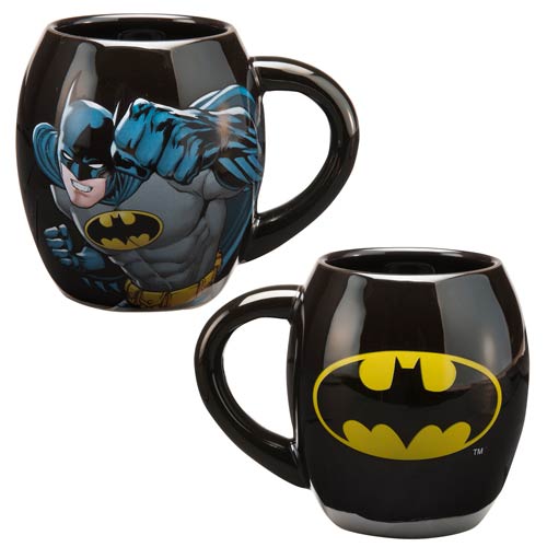Batman Shield Logo 18 oz. Ceramic Oval Mug
